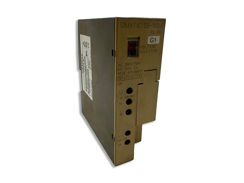 Siemens Simatic S5-100U power adapter PS 931 6ES5931-8MD11